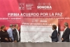 Gobierno de Sonora y sociedad firman Acuerdo por la Paz para la reconstrucción del tejido social