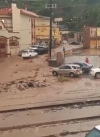 Protección Civil Sonora se coordina con la Unidad Municipal de Protección Civil de Nogales tras intensa lluvia en fin de semana.