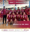 Sonora medalla de oro en básquetbol categoría Juvenil Menor Femenil.