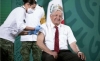 Ponen segunda dosis a AMLO