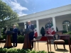 Dan discurso AMLO y Trump en la Casa Blanca