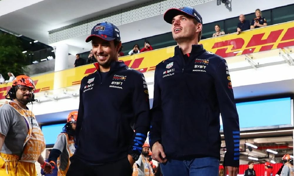 Checo Pérez Max Verstappen